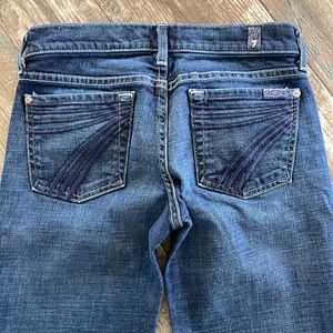 7 For All Man Kind Dojo size 25 inseam 31”